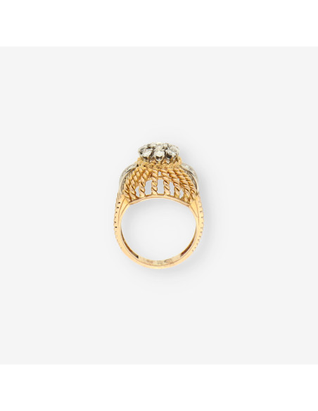 Anillo Vintage oro y brillantes