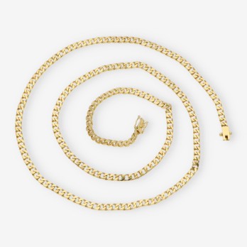 Cadena barbada 71cm en oro 18kt 2