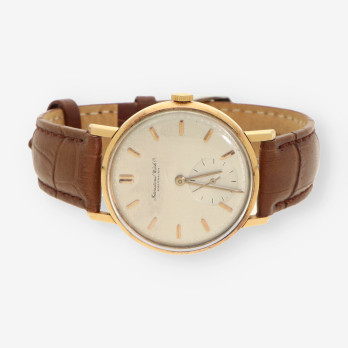 Reloj Sr.IWC oro correa cuero 2