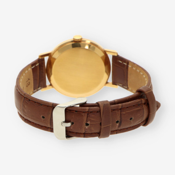 Reloj Sr.IWC oro correa cuero