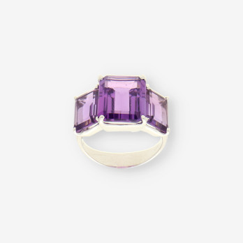 Anillo oro p. lila 2