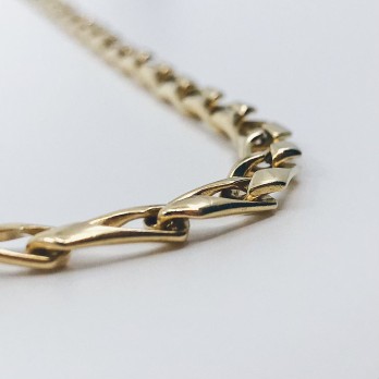 Cadena en oro 18kt con eslabones largos 2