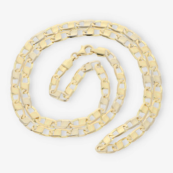 Cadena plana 60cm en oro 18kt NUEVO 2