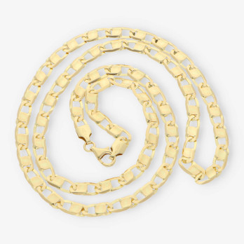 Cadena plana 60cm en oro 18kt NUEVO 2
