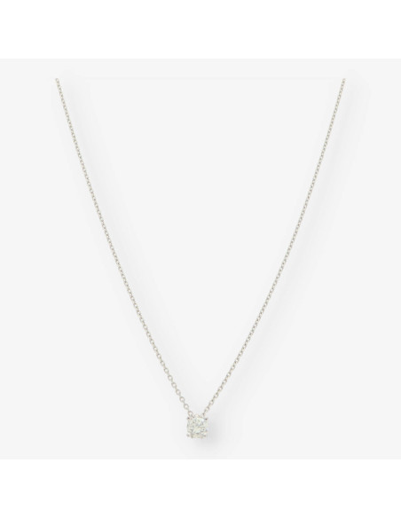 Colgante en oro blanco 18kt con brillante NUEVO