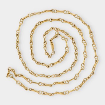 Cadena alterna 1x1 en oro 18kt 2