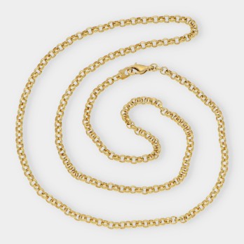Cadena rolo en oro 18kt 2