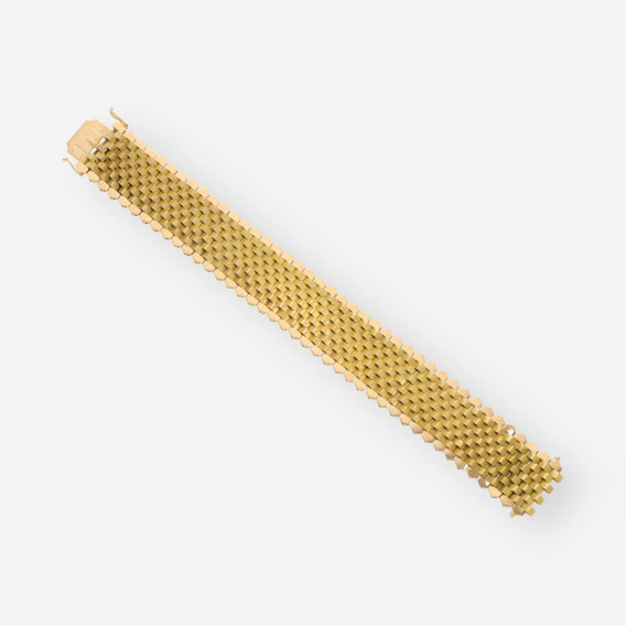 Pulsera ancha oro