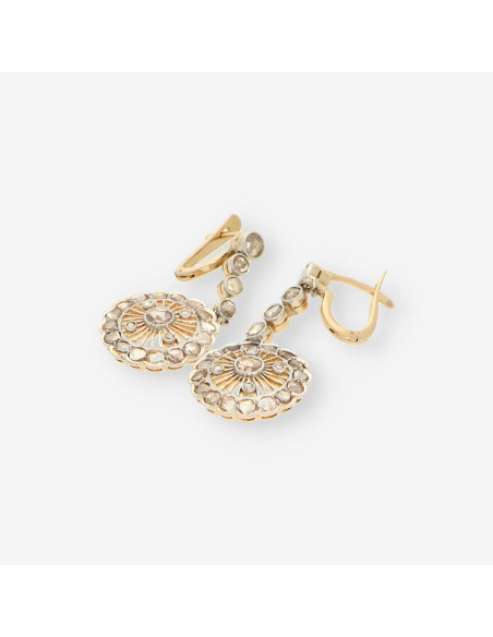 Pendientes Vintage oro y Diamantes