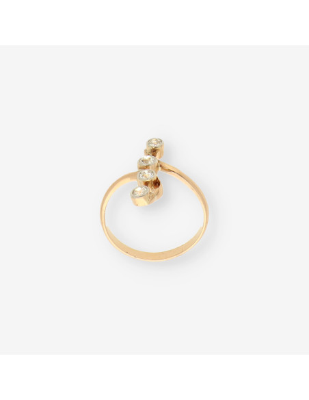 Anillo Vintage oro y Diamantes