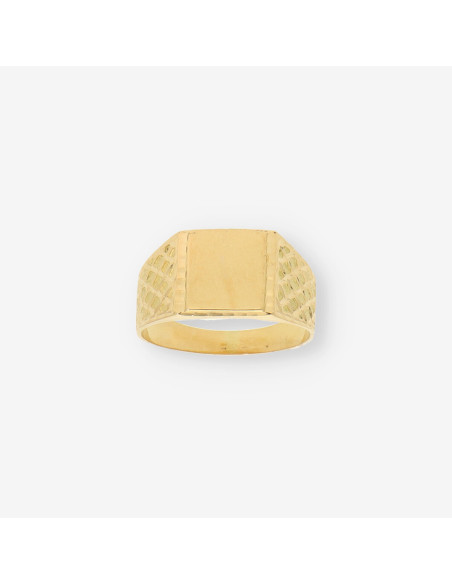 Anillo sello oro