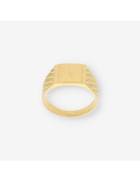 Anillo sello oro