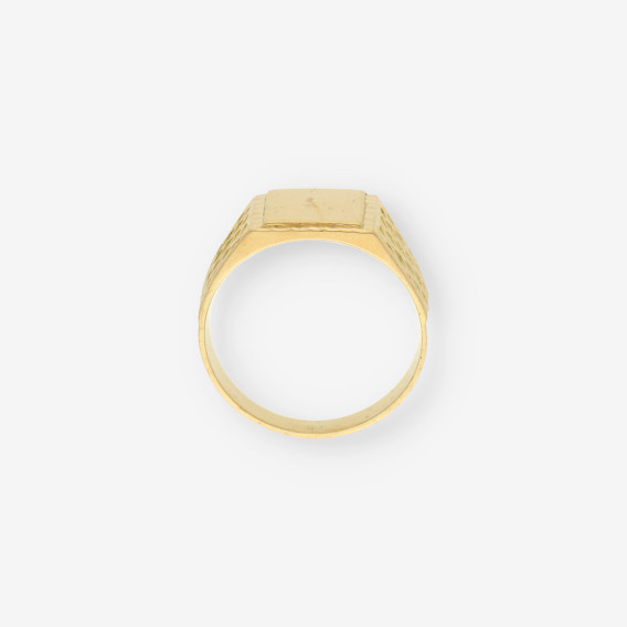 Anillo sello oro