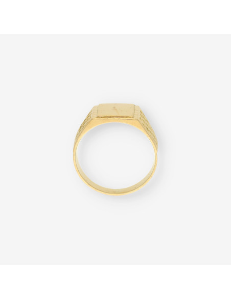 Anillo sello oro