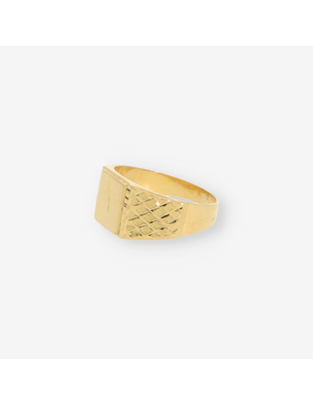 Anillo sello oro