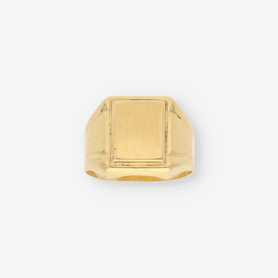 Anillo sello oro