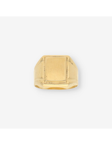 Anillo sello oro