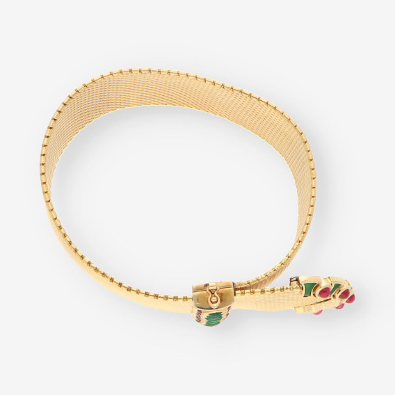 Pulsera Vintage tipo cinturÃ³n oro 