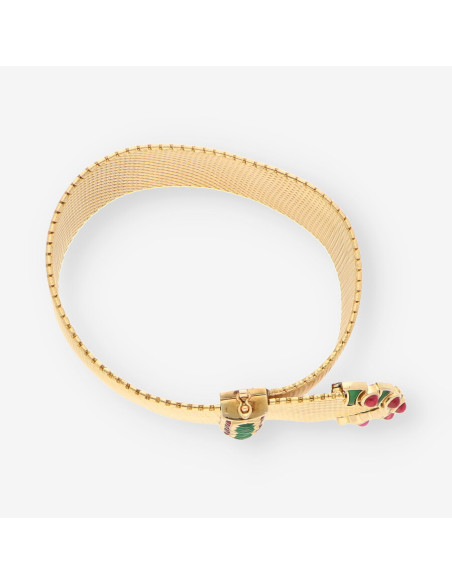 Pulsera Vintage tipo cinturÃ³n oro 