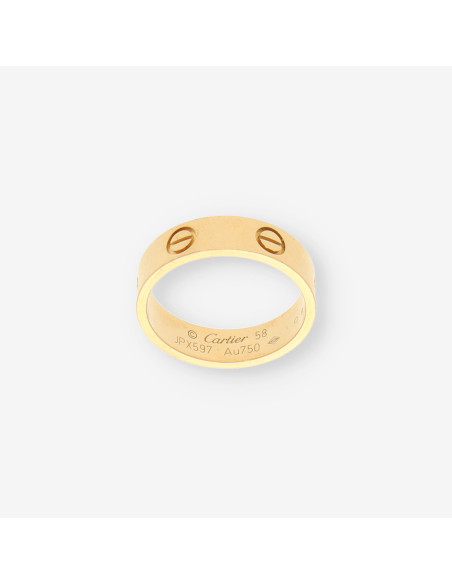 Anillo CARTIER Love 58 oro