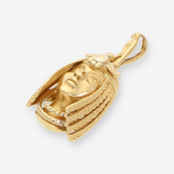 Colgante cara Egipcio oro 2