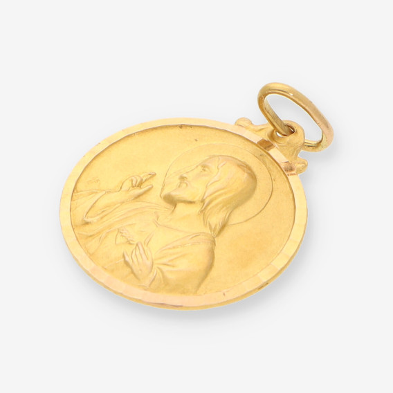 Medalla escapulario oro