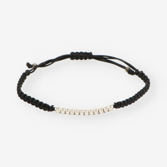 Pulsera macrame oro bl./ br.aprox 0,36Qt