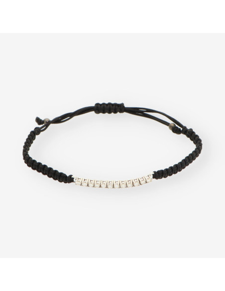 Pulsera macrame oro bl./ br.aprox 0,36Qt