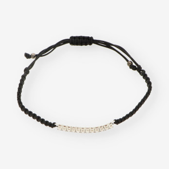 Pulsera macrame oro bl./ br.aprox 0,36Qt 2
