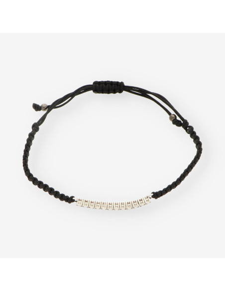 Pulsera macrame oro bl./ br.aprox 0,36Qt