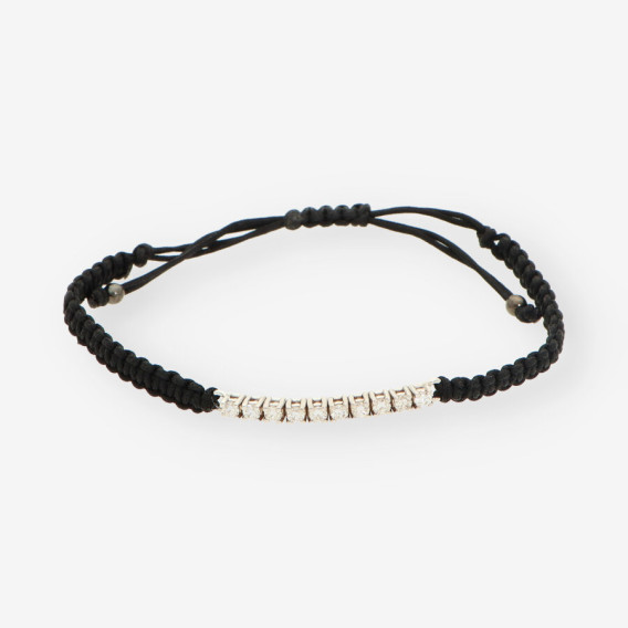 Pulsera macrame oro bl./br Aprox 0.50Qt