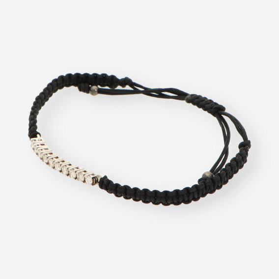 Pulsera macrame oro bl./br Aprox 0.50Qt