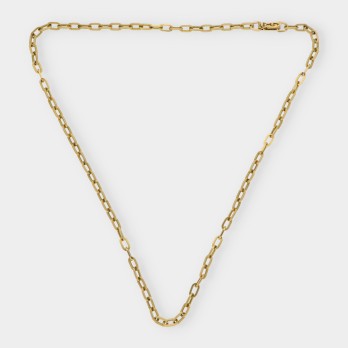 Cadena forzada en oro 18kt 2