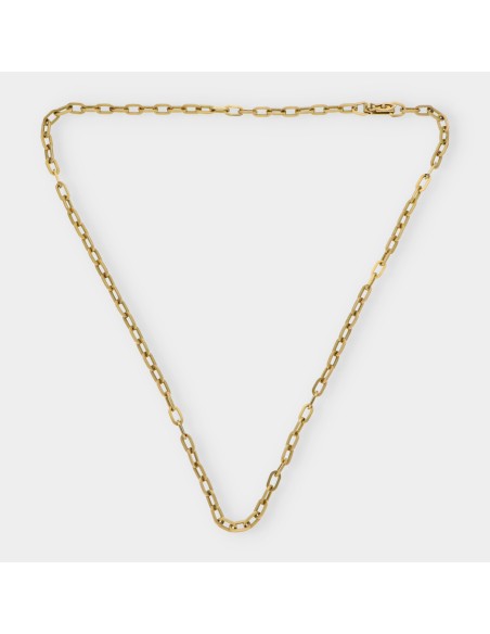 Cadena forzada en oro 18kt
