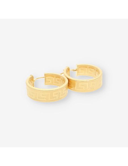 Pendientes Versace aro oro