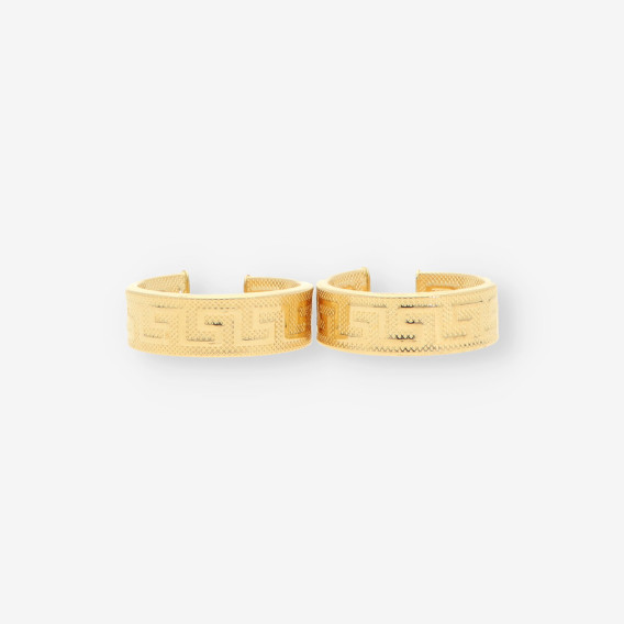 Pendientes Versace aro oro