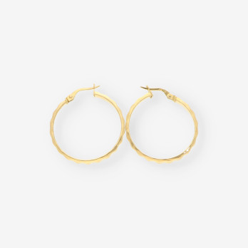 Pendientes aros oro