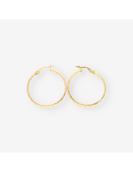Pendientes aros oro