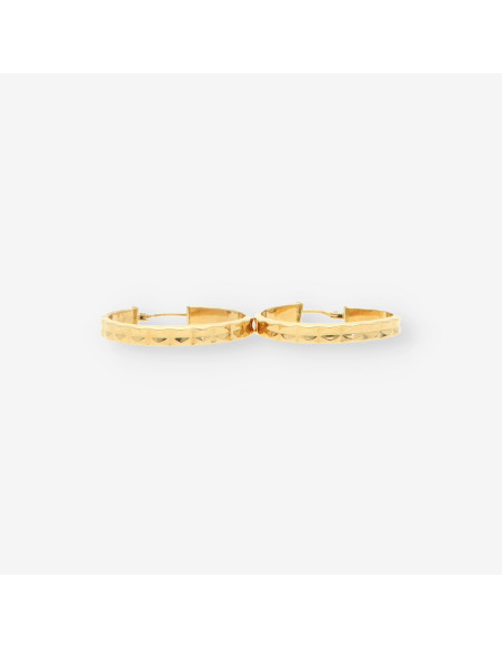 Pendientes aros oro