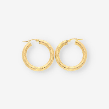 Pendientes aro oro