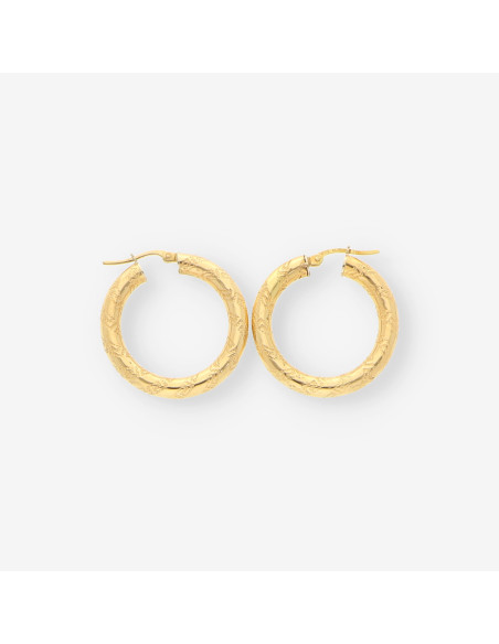 Pendientes aro oro