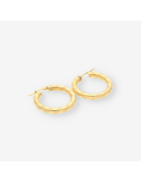 Pendientes aro oro