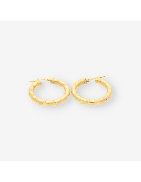 Pendientes aro oro