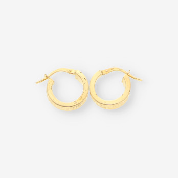 Pendientes aro Versace oro