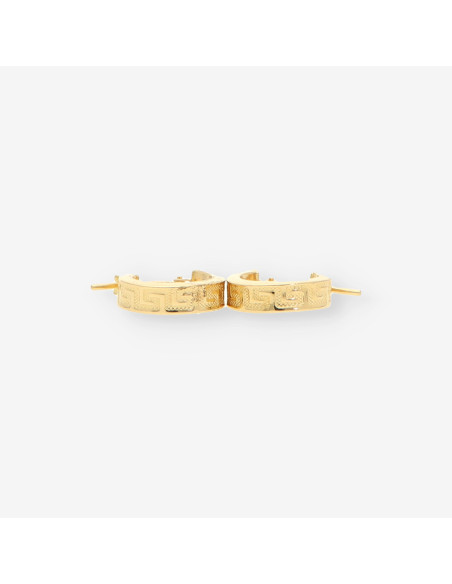 Pendientes aro Versace oro