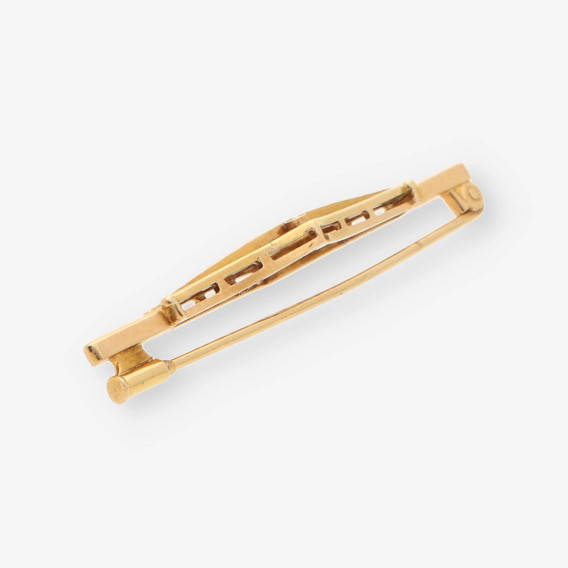 Aguja oro y diamante