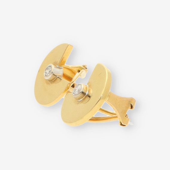 Pendientes oro y bri