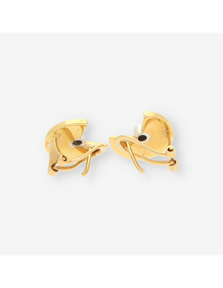 Pendientes oro y bri