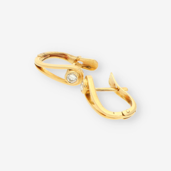Pendientes oro brillantes