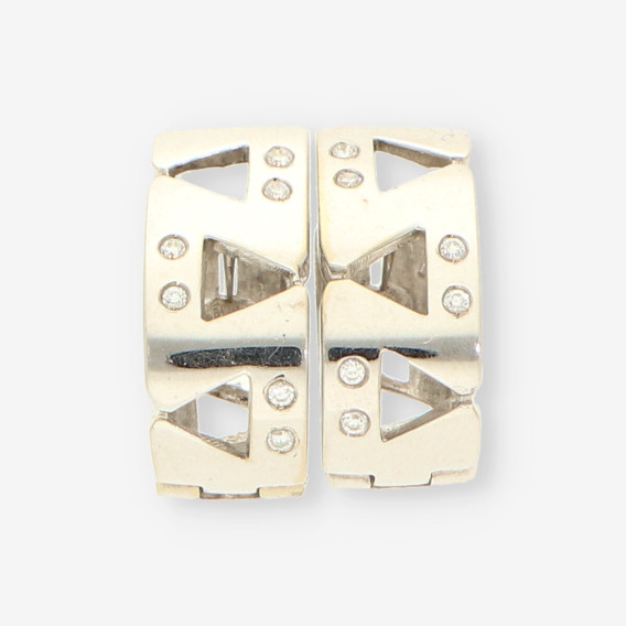 Pendientes oro blanco